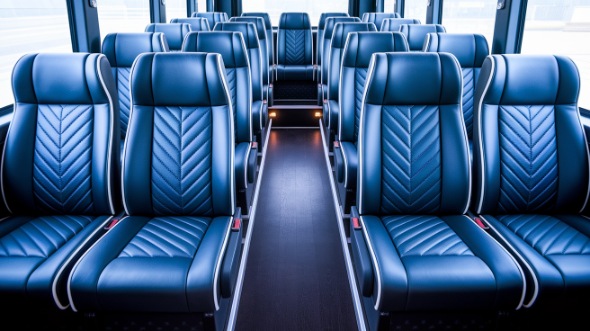 springfield 15 passenger minibus inside