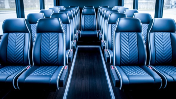 springfield 18 passenger minibus inside