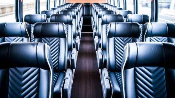 springfield 50 passenger charter bus inside