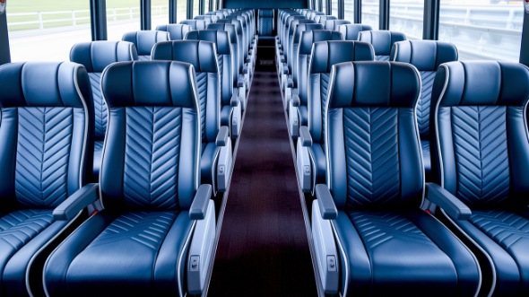 springfield 54 passenger charter bus inside