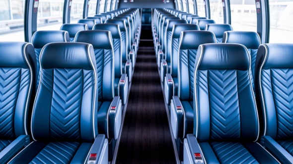 springfield 55 passenger charter bus inside