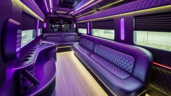 springfield party bus rental inside