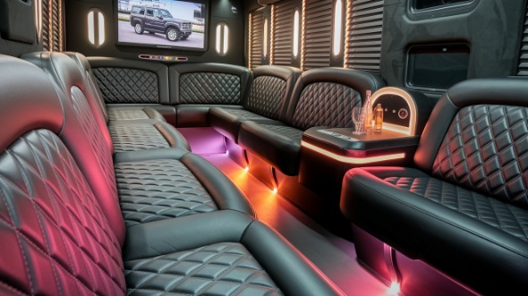 springfield sprinter limo rental inside